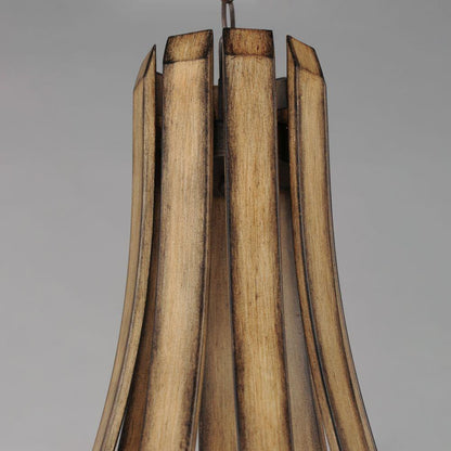 Maxim Lighting 20348DWAR Basque Chandelier Driftwood Finish Close-Up Detail