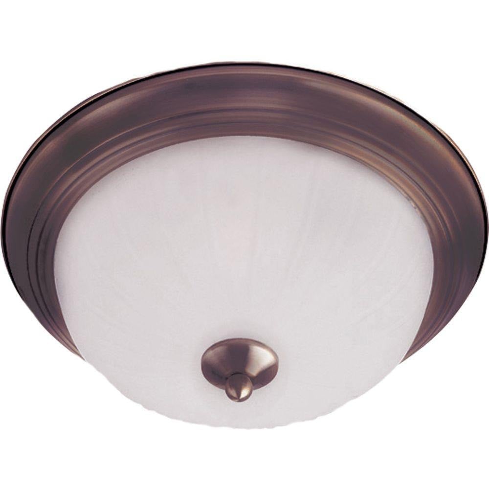 Maxim Lighting 5830FTSN Essentials 1 Light 11.5 inch Satin Nickel Flush Mount Ceiling Light