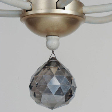 Maxim Lighting 20486GN Formosa Chandelier - Smoky Beveled Crystal Ball Detail