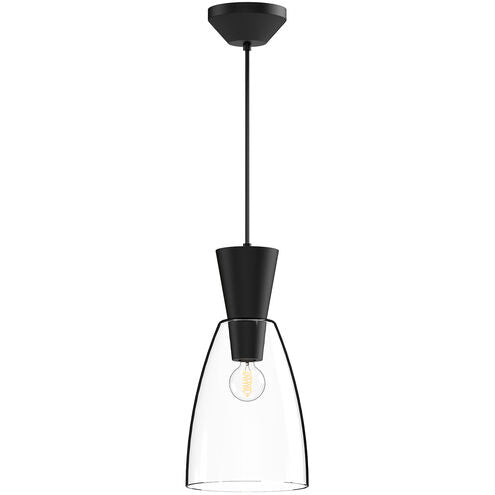 Alora Mood PD534007MBCL Arlo 1 Light 7 inch Matte Black Pendant Ceiling Light