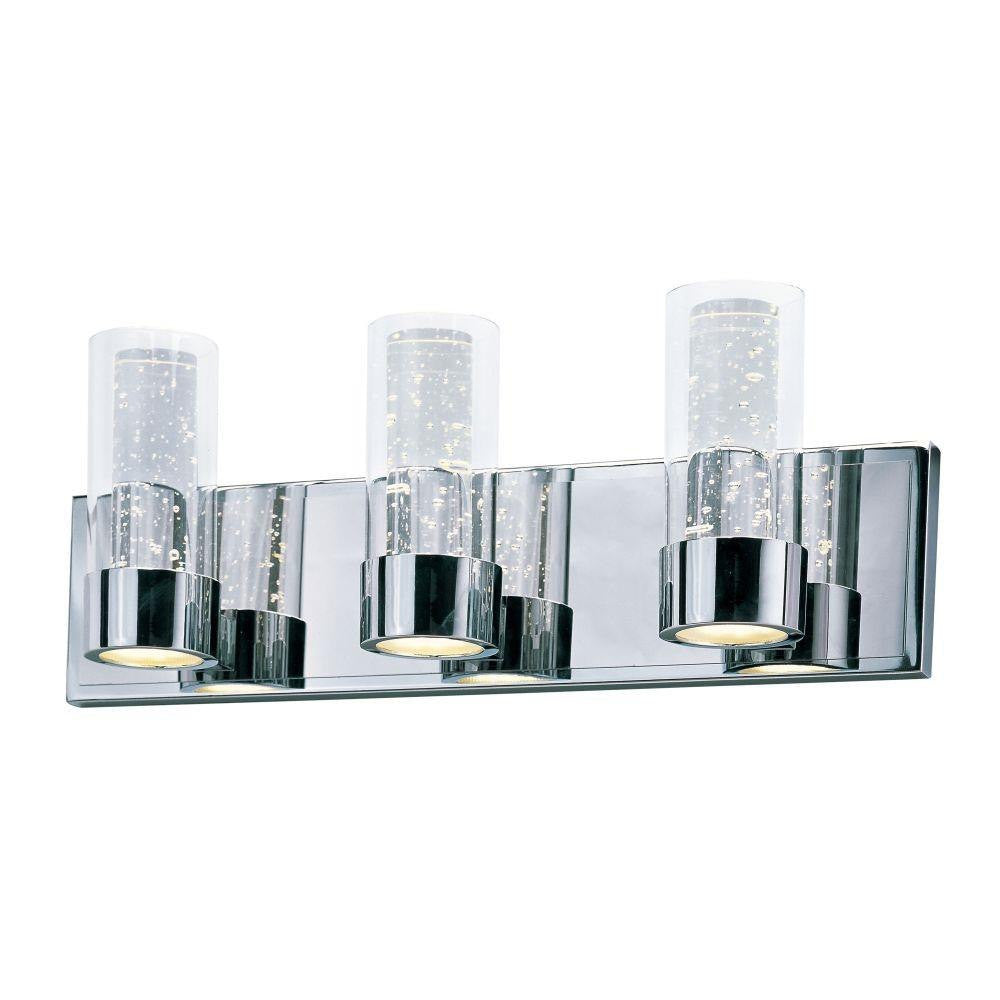 Maxim Lighting 20903CLPC Sync 3 Light 21 inch Polished Chrome Bath Vanity Wall Light