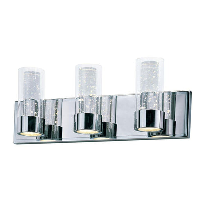 Maxim Lighting 20903CLPC Sync 3 Light 21 inch Polished Chrome Bath Vanity Wall Light