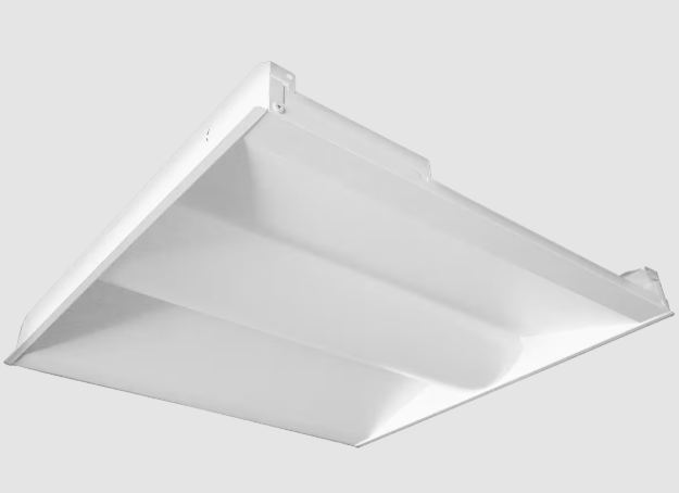 Eiko VOL22/PS40/840/HD-EM8 2x2 Volumetric Troffer with 8W Emergency Backup, Selectable Wattage 40/32/26W, 80CRI, Color Temperature 4000K, Voltage 120-347V, 0-10V Dimming