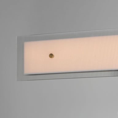 Maxim Lighting 21192CRBKNAB Spectre Wall Sconce - Detail Close-Up Illuminated
