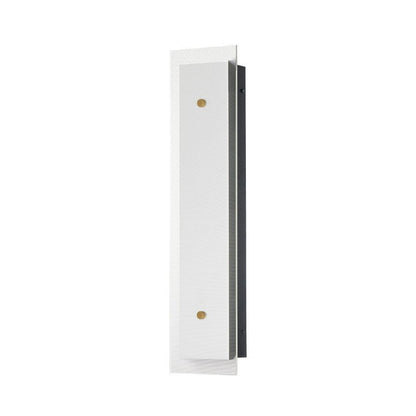 Maxim Lighting 21192CRBKNAB Spectre 1 Light 24 Inch Matte Black and Natural Aged Brass Wall Sconce - Front View