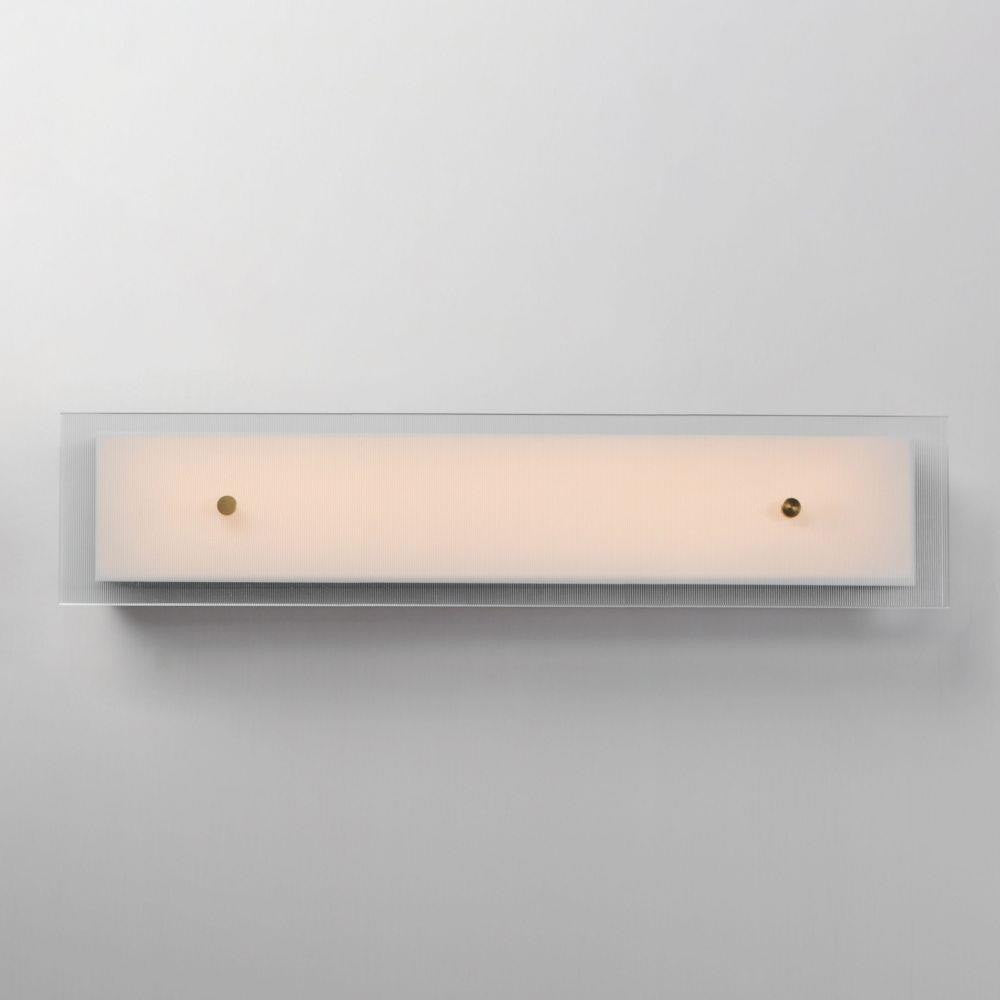 Maxim Lighting 21193CRBKNAB Spectre Wall Sconce - Horizontal Illuminated Front View