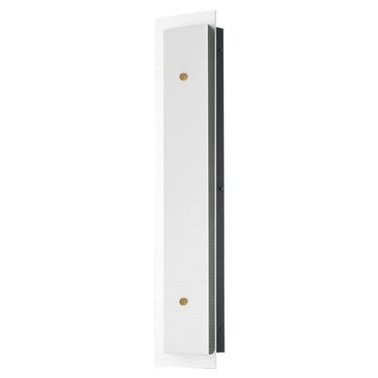 Maxim Lighting 21193CRBKNAB Spectre 1 Light 30 inch Matte Black with Natural Aged Brass Wall Sconce - Side Profile View