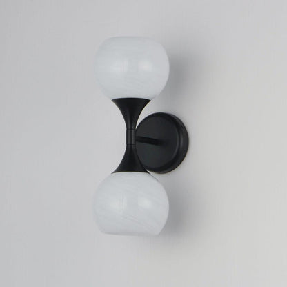 Maxim Lighting 21222MRPC Neve 2 Light Wall Sconce side angle lifestyle view