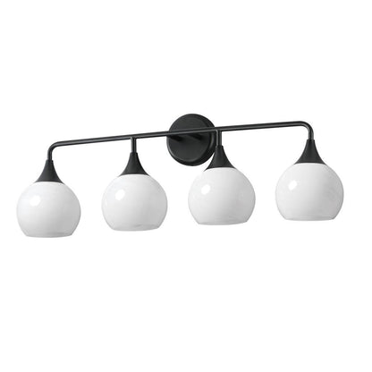 Maxim Lighting 21224MRNAB Neve 4 Light 31 inch Natural Aged Brass Bath Vanity Wall Light