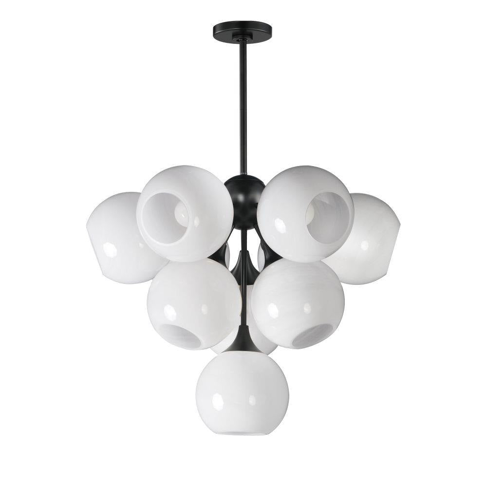 Maxim Lighting 21228MRNAB Neve 10 Light Natural Aged Brass Pendant Ceiling Light