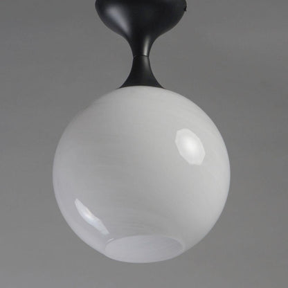 Maxim Lighting 21229MRBK Neve 1 Light Matte Black Semi Flush Mount Ceiling Light Close Up