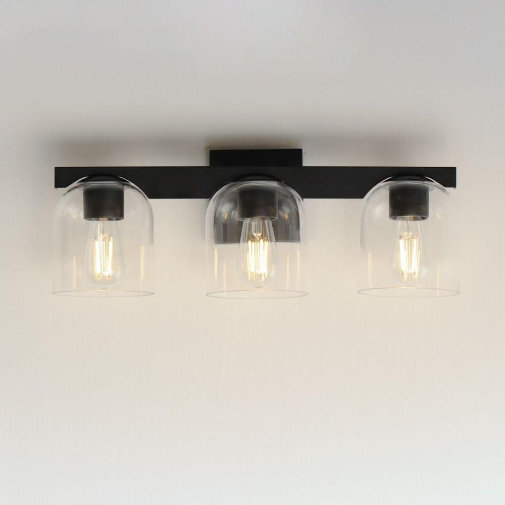 Maxim Lighting 21233CLBK Scoop 3 Light 21.5 Inch Black Bath Vanity Wall Light - Lifestyle View