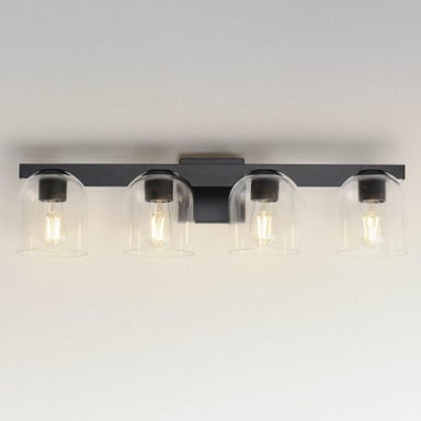 Maxim Lighting 21234MRPC Scoop 4 Light Bath Vanity Wall Light - Side Angle View