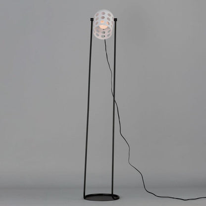 Maxim Lighting 21249WTBK Dottie 1 Light 67.5 inch Floor Lamp in Matte White and Black - Front View