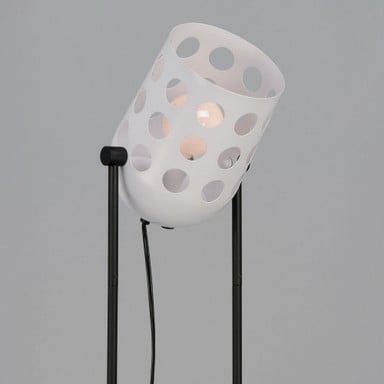 Maxim Lighting 21249WTBK Dottie Floor Lamp - Perforated Shade Close-Up Detail