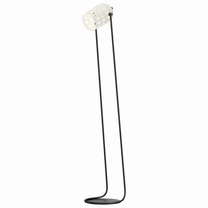 Maxim Lighting 21249WTBK Dottie 1 Light 67.5 inch Floor Lamp in Matte White and Black - Studio Profile View