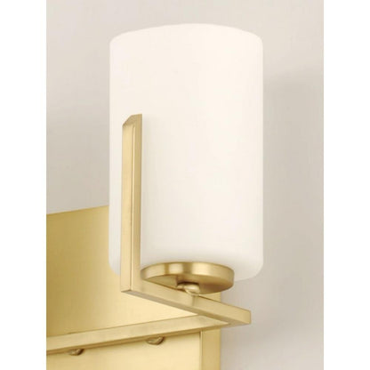 Maxim Lighting 21282SWSBR Dart Satin Brass Bath Vanity Wall Light Close Up