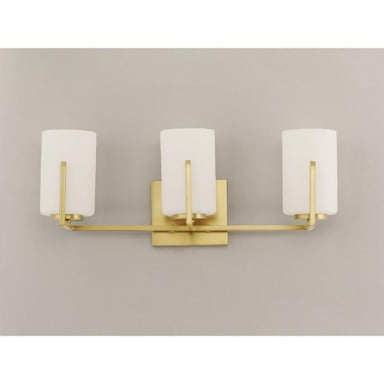 Maxim Lighting 21283SWSN Dart 3 Light 21.25 Inch Satin Nickel Bath Vanity Wall Light - Side Angle View
