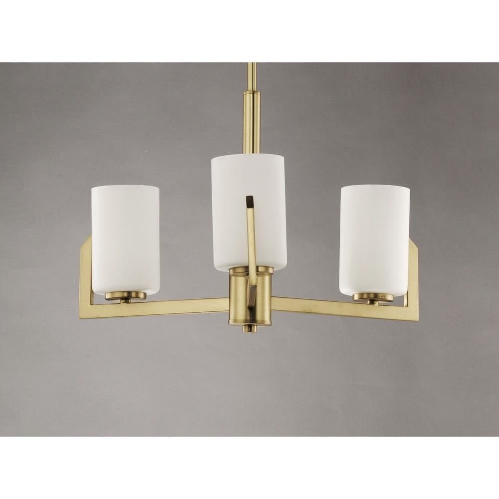 Maxim Lighting 21285SWSN Dart 3 Light Chandelier - Angled Close-Up View