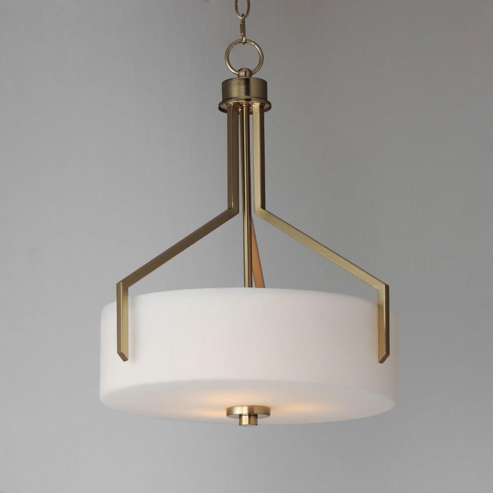 Maxim Lighting 21287SWSN Dart 3 Light Pendant - Angled Close-Up View