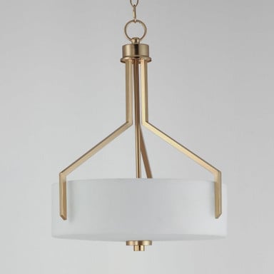 Maxim Lighting 21287SWSN Dart 3 Light Pendant - Front Hanging View