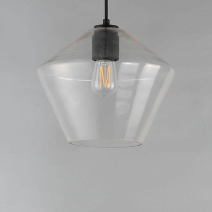 Maxim Lighting 21337CLBK Geode Pendant Close-Up View