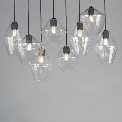 Maxim Lighting 21339CLBK Geode 8 Light Pendant Ceiling Light Lifestyle View