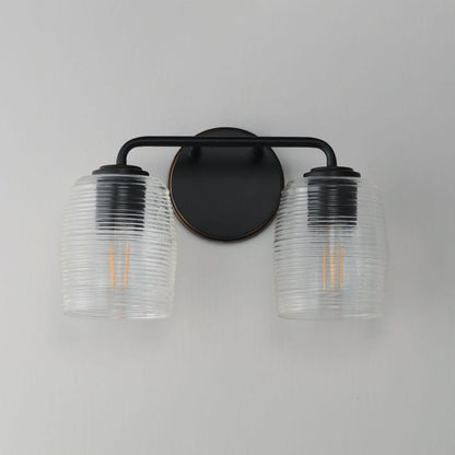 Maxim Lighting 21412CRNAB Honey 2 Light Wall Sconce Side View