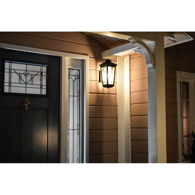 Maxim Lighting 2142CLFTAT Aberdeen Outdoor Wall Lantern Lifestyle Exterior View