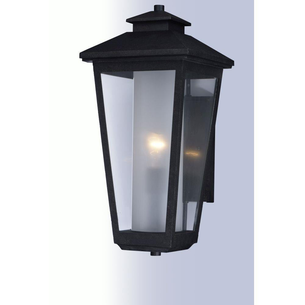 Maxim Lighting 2144CLFTAT Aberdeen 1 Light Artesian Bronze Outdoor Wall Lantern - Side Angle View