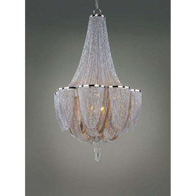 Maxim Lighting 21465NKPN Chantilly 10 Light Chandelier Ambient View