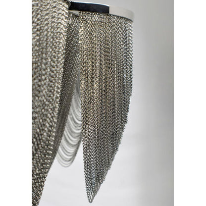 Maxim Lighting 21469NKPN Chantilly Flush Mount - Chain Mesh Detail Close-Up