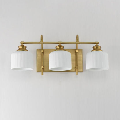 Maxim Lighting 21493WTOI Bisque 3 Light Bath Vanity Wall Light Front View