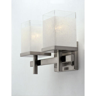 Maxim Lighting 2152LNSN Tetra 2 Light 14 inch Satin Nickel Bath Vanity Wall Light - Single Side View
