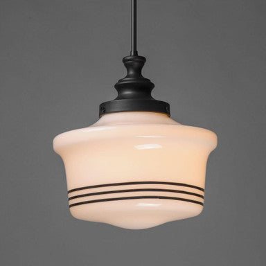 Maxim Lighting 21534WTBK Eureka 1 Light Matte Black Pendant Ceiling Light - Angle View on Gray Background