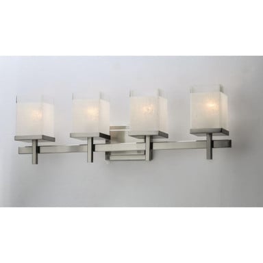 Maxim Lighting 2154LNSN Tetra 4 Light Satin Nickel Bath Vanity Wall Light - product front view