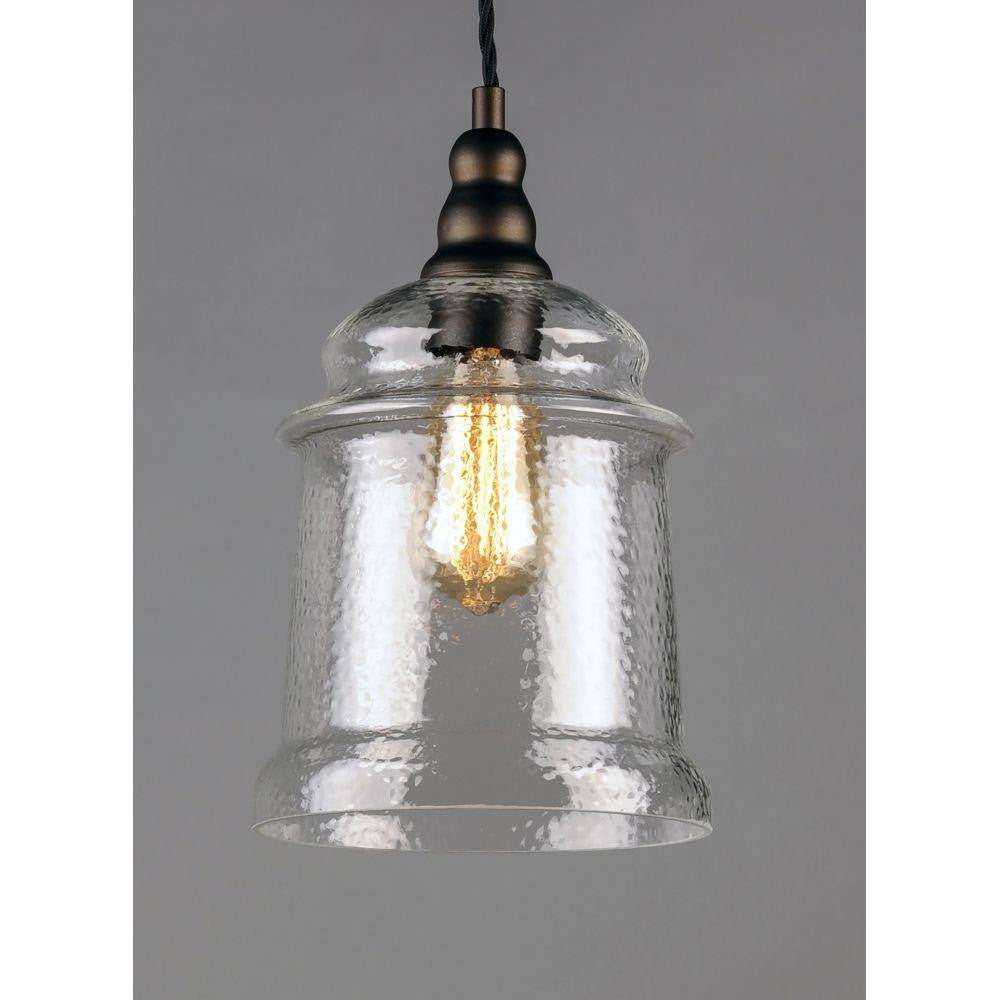 Maxim Lighting 21579HMOI Revival 1 Light Oil Rubbed Bronze Mini Pendant Ceiling Light - close-up front view