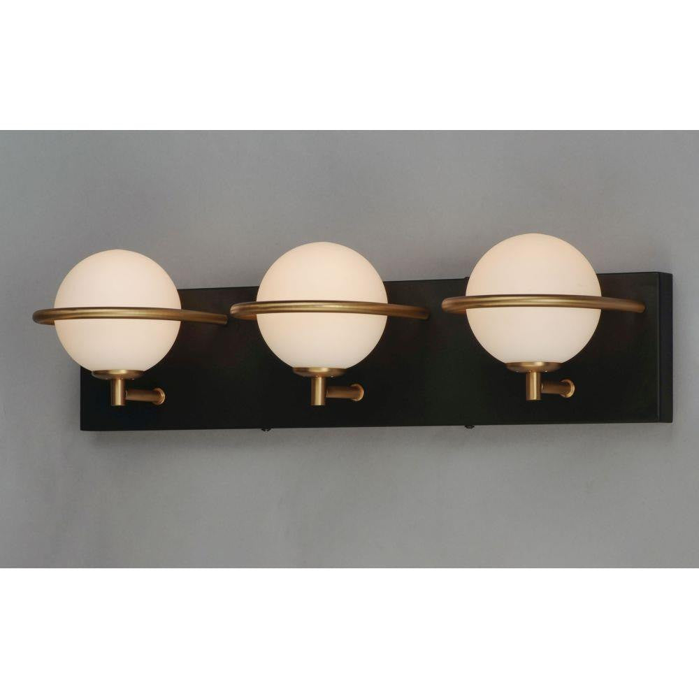 Maxim Lighting 21603SWBKGLD Revolve 3 Light Bath Vanity Wall Light - Lifestyle View