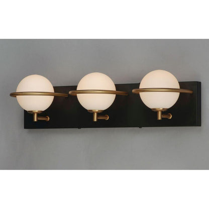 Maxim Lighting 21603SWBKGLD Revolve 3 Light Bath Vanity Wall Light - Lifestyle View