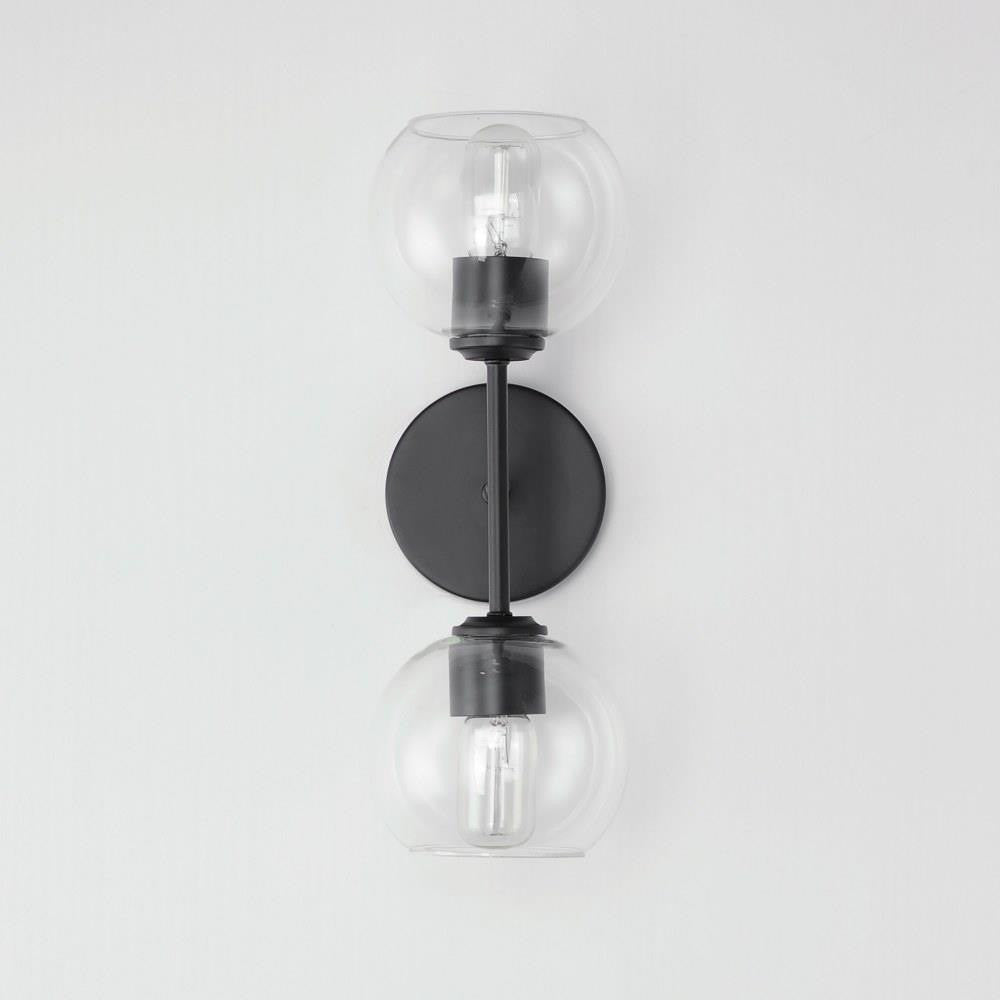 Maxim Lighting 21632CLNAB Knox Wall Sconce front view