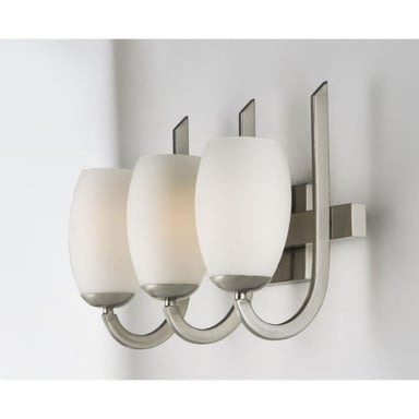 Maxim Lighting 21643SWSN Taylor 3 Light Satin Nickel Bath Vanity Wall Light - Side Angle View