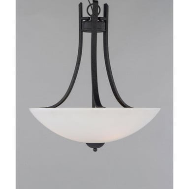 Maxim Lighting 21654SWTXB Taylor 3 Light 19.5 inch Textured Black Pendant Ceiling Light