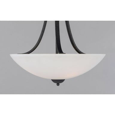 Maxim Lighting 21654SWTXB Taylor 3 Light Textured Black Pendant - Close Up View