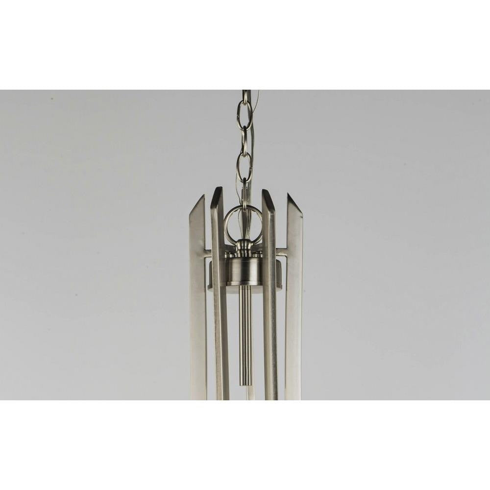 Maxim Lighting 21655SWSN Taylor Chandelier Close-Up Detail Satin Nickel