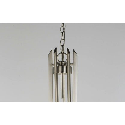 Maxim Lighting 21655SWSN Taylor Chandelier Close-Up Detail Satin Nickel