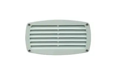 Dabmar Lighting DSL1017-L12-40K-W LED Louvred Step Light, G24, Wattage 12W, Voltage 120V-277V, Color Temperature 4000K, White
