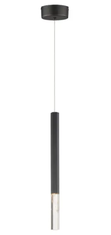 ET2 Contemporary Lighting E11021-95BK Diaphane 20" LED Pendant, Color Temperature 3000K, 300 Lumens, Voltage 120V, Black Finish