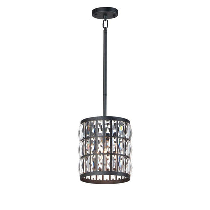 Maxim Lighting 21819BCBK Madeline 1 Light Black Mini Pendant Ceiling Light
