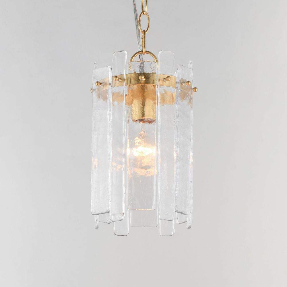 Maxim Lighting 21831AGGL Warren Pendant Gold Leaf Finish Close-Up Detail