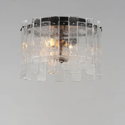Maxim Lighting 21832AGDBZ Warren Flush Mount Ceiling Light Illuminated View